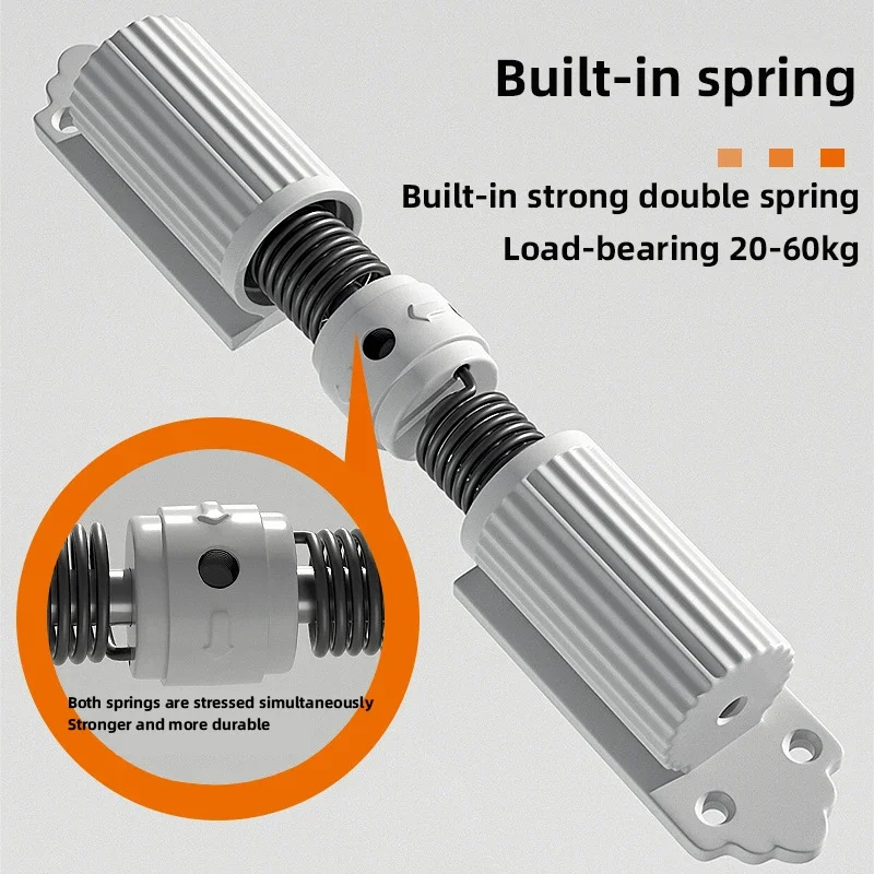 Door Closer White Home Cushion Automatic Spring With Roller Automatic Closing Tool door closer