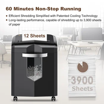 Bonsaii 12-Sheet Paper Shredder 1