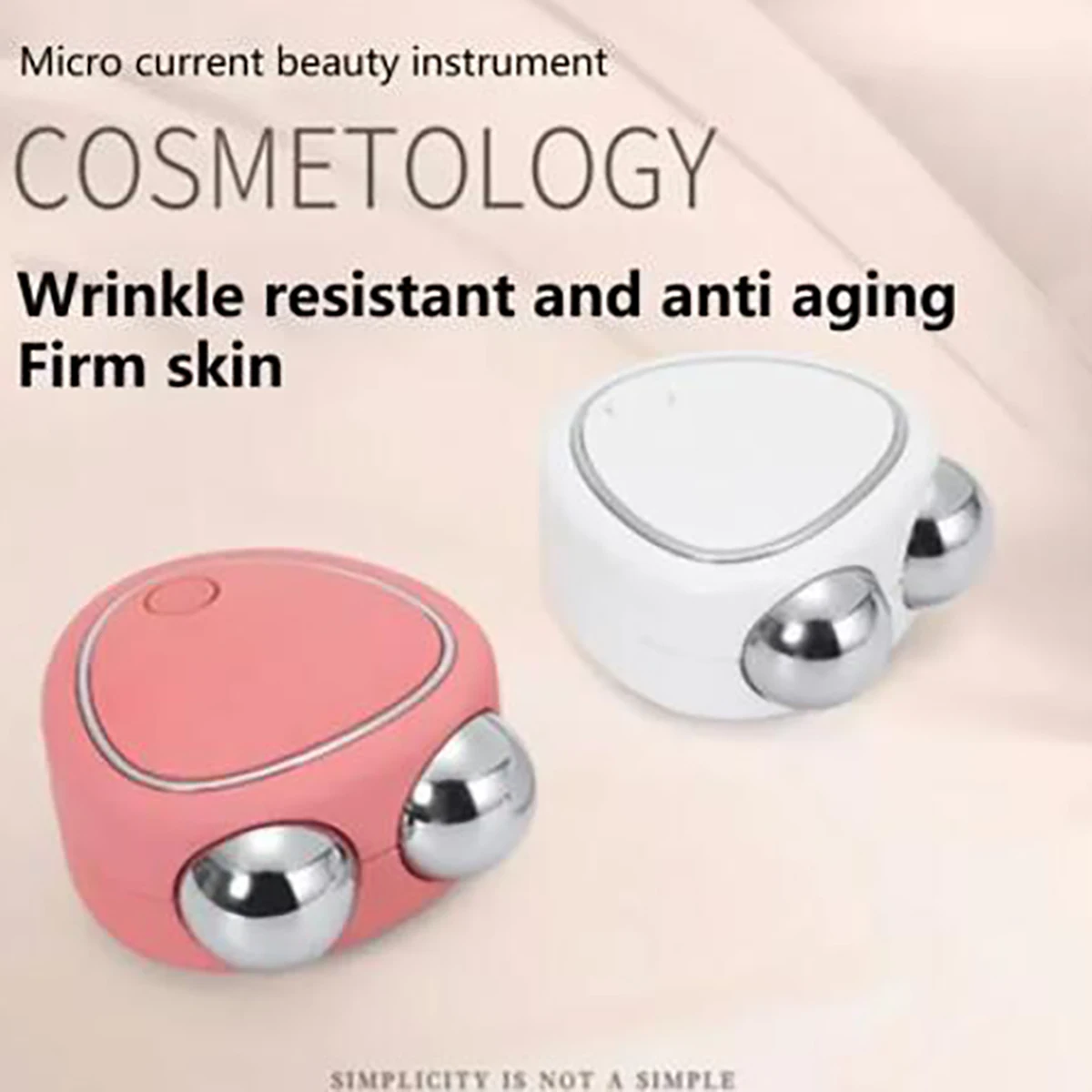USB Face Lifting Machine Facial Massager Microcurrent Roller Skin Tightening Rejuvenation Beauty Charging Facial Anti Wrinkle