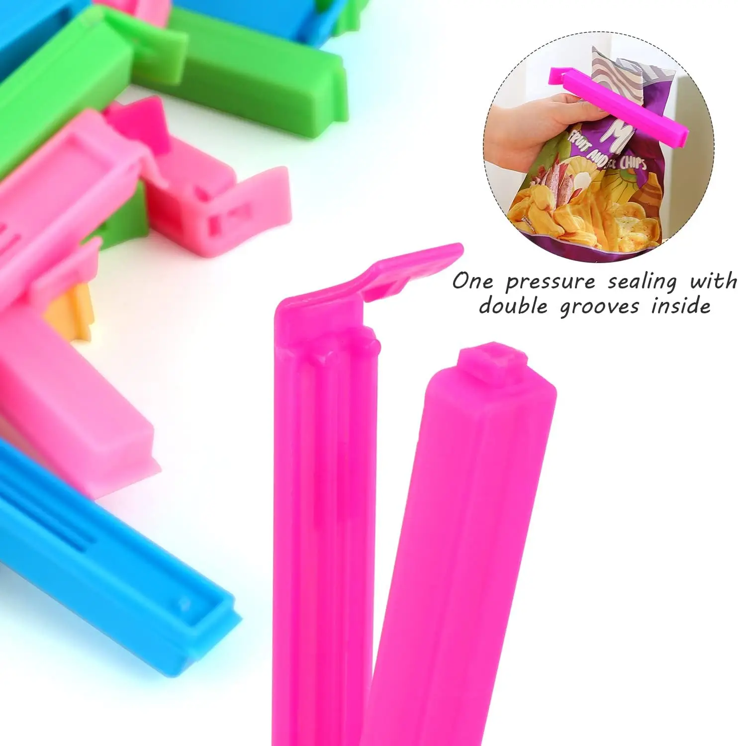 12-36Pcs Kitchen Food Bag Clips