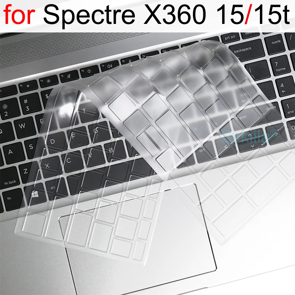 Cover Per Tastiera Per Hp Spectre X360 15 15T 15-Eb 15T-Eb 15-Ap 15T-Bl 15-Ch 15-Df Custodia Protettiva Per Laptop In Silicone Da 15.6 Pollici