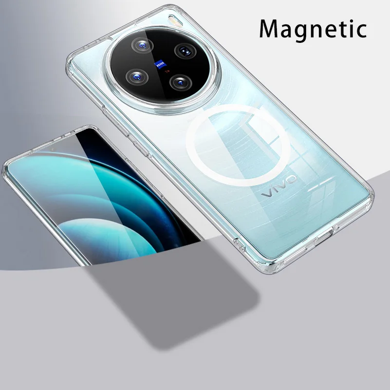 카메라 보호 투명 커버 휴대폰 케이스, VIVO X100 Pro x100 X90 Pro + X90 X80 X Note IQOO Neo 7 IQOO 12 Pro 8
