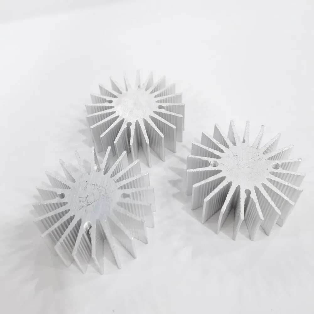 10PCS 36mmX10mm LED Heatsink Radiator Aluminum 1W 3W Heat Sink Radiator for Household Lamp Replaceable