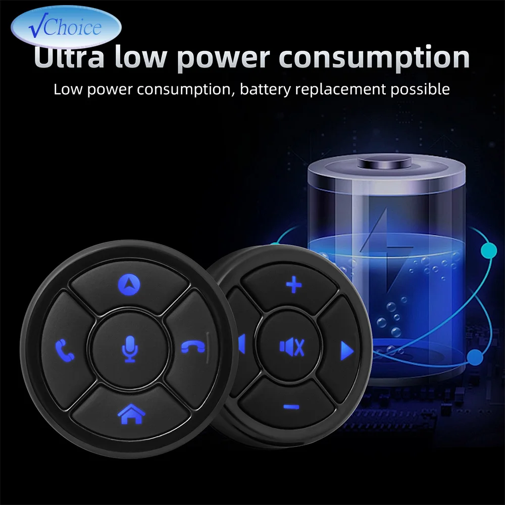 Wireless Car Steering Wheel Remote Control steering wheel remote control wireless remote controller media remote controller wireless media remote wireless media controller wireless steering wheel steering wheel control button wireless remote control 10 Keys For Car Radio DVD GPS Multimedia Remote Control Button Auto Remoto