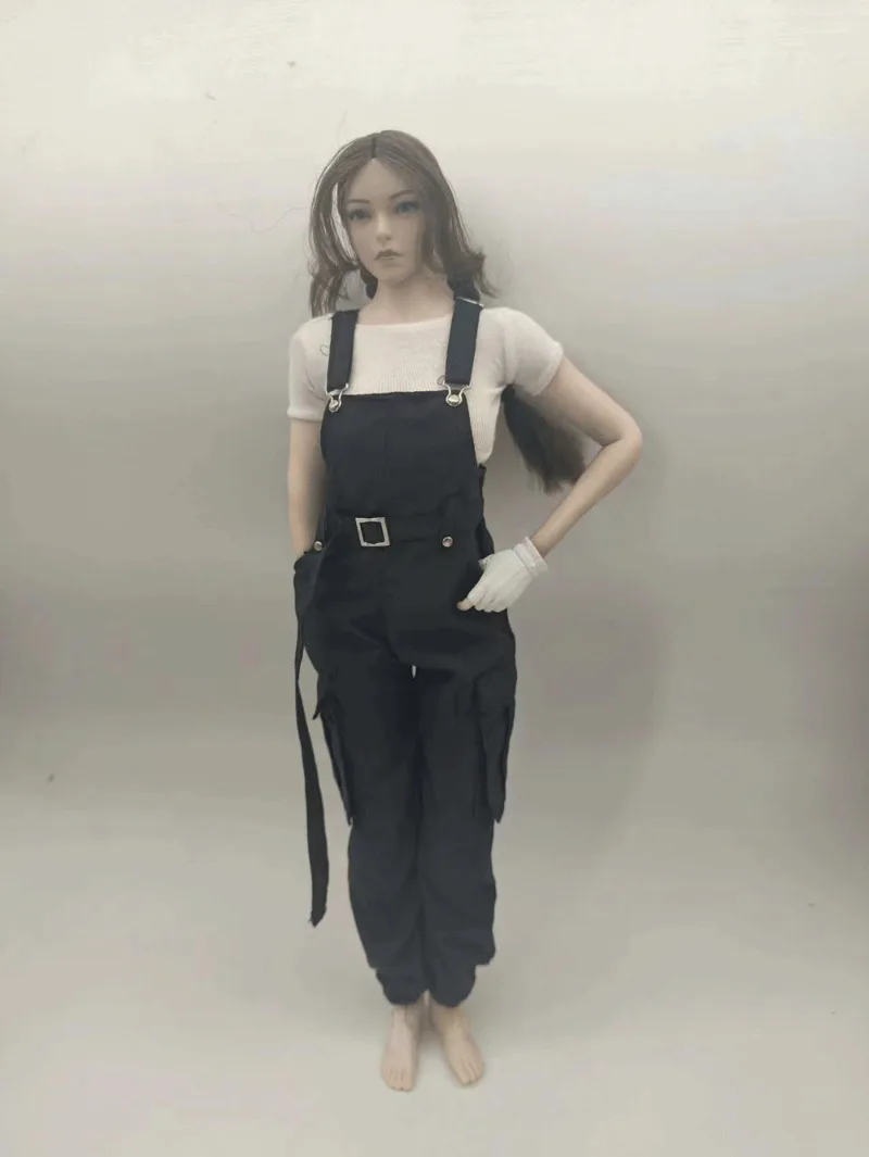 

1/6 female soldier's artificial jumpsuit, t-shirt set for 12'' action dolls