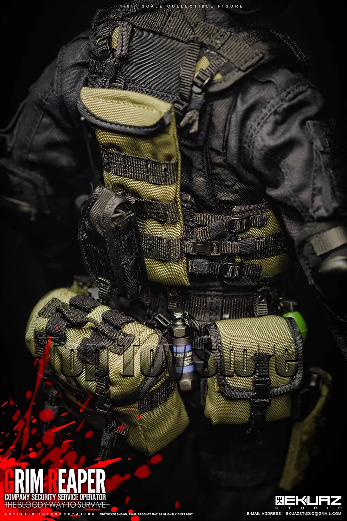 Фигурка EKUAZ STUDIO EKS05 1/6 Hunk Grim Reaper Company | AliExpress
