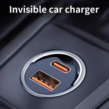 Caricabatteria da auto, testina di ricarica super veloce per telefoni cellulari, accendisigari, spina di conversione uno a due, presa di ricarica per auto, auto