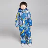 Winter Baby Children Ski Suits Boys Windproof One Piece Suit Girls Waterproof Thickened Insulation Outdoor Snowboarding Jumpsuit 5