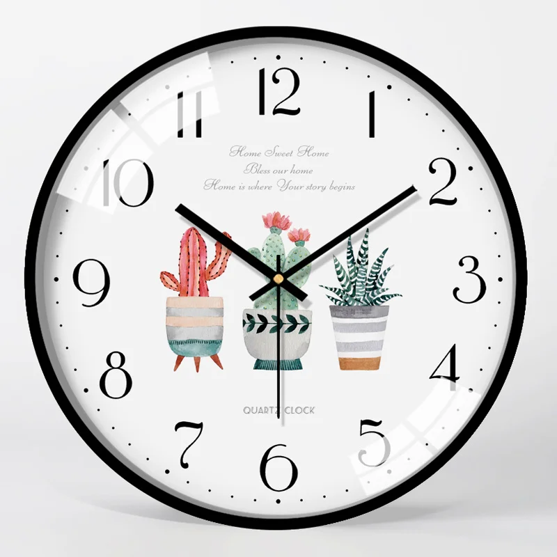 Nordic Creative Large Glass Clcok Modern Metal Watches Home Decor Wall Clocks Silent Living Room Reloj Cocina Gift |