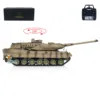 German Leopard2A7 Tongde 1/16 RC Tank Infrared Battle BB Tanks Model Electric Tank Barrel Recoil Smoking Light Sound Toy TH23299 2