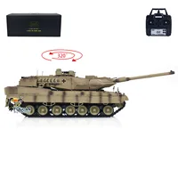 German Leopard2A7 Tongde 1/16 RC Tank Infrared Battle BB Tanks Model Electric Tank Barrel Recoil Smoking Light Sound Toy TH23299 2