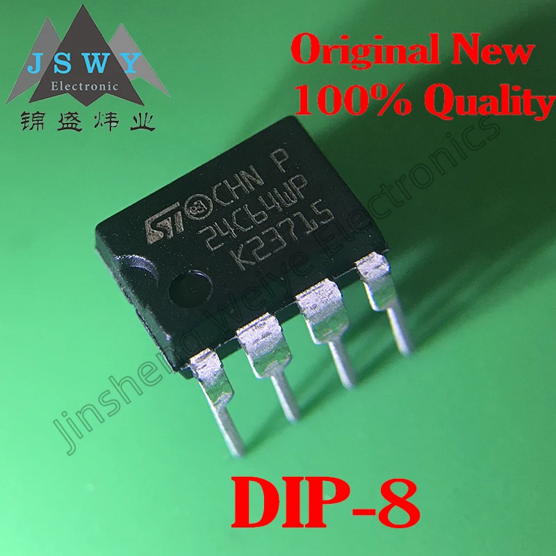 

1-50PCS M24C64-WBN6P 24C64WP 24C64 Inline DIP-8 Memory Chip IC New Free Shipping