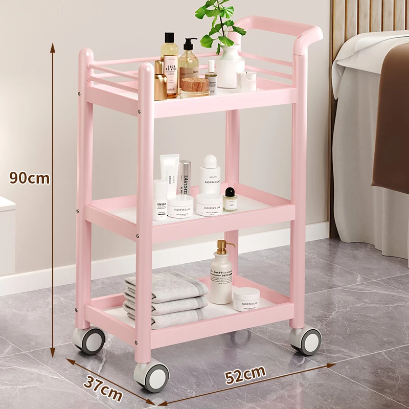 Storage Tea Cosmetic Salon Trolley Beauty Parrucchiere Salon Trolley Tattoo Work Carrello Portategetti Salon Furniture Rr50St