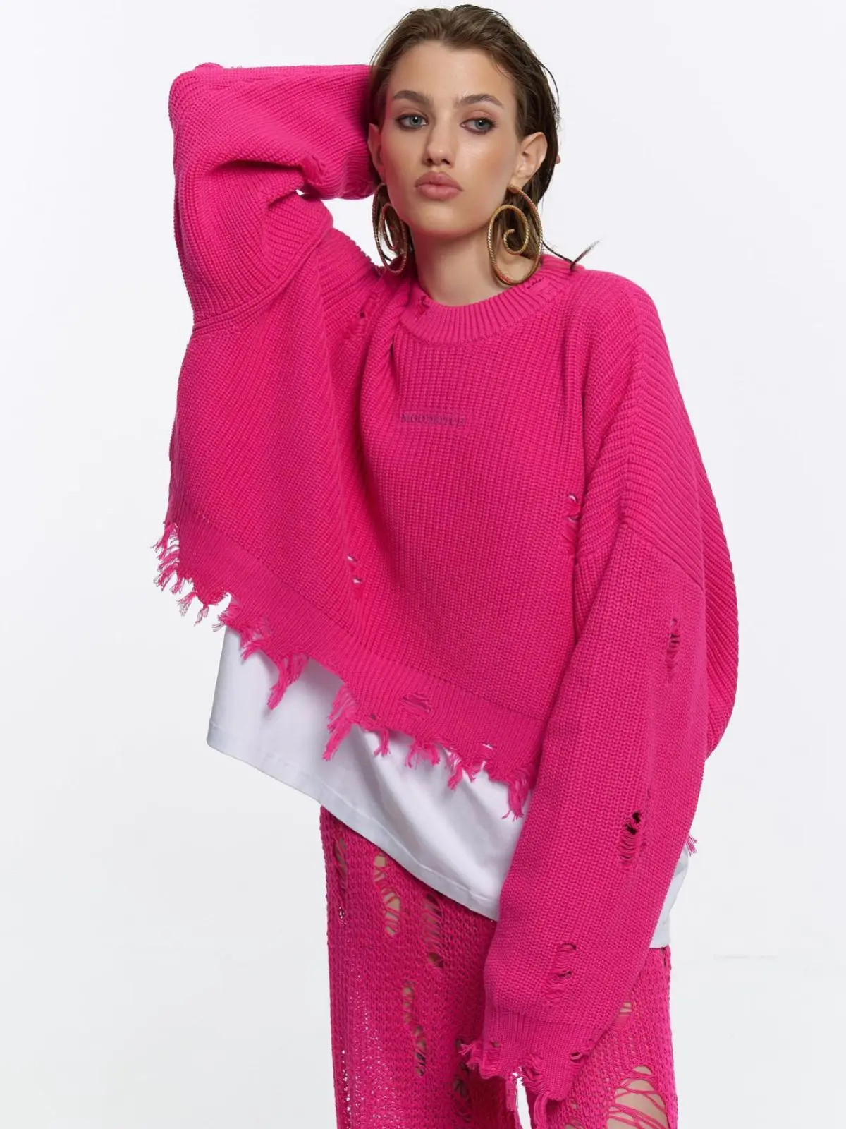 WomensSweater2023NewAutumnWinterHoleONeckSweatersforWomen