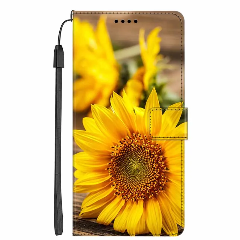 Magnetic Leather Flip Wallet Phone Case - Premium Book Cover Design