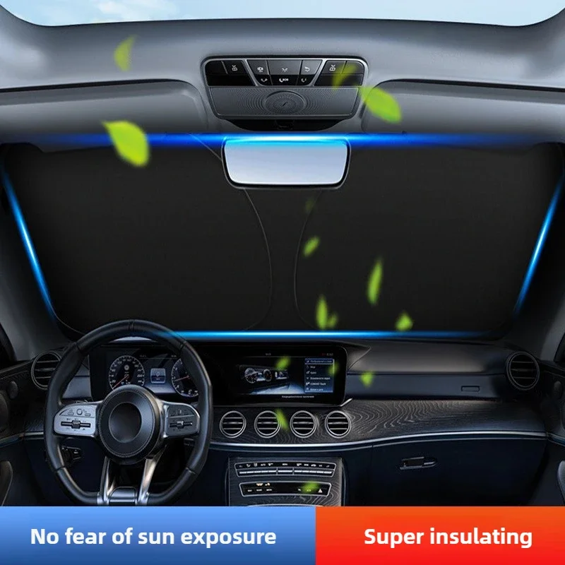Car Baffle Sunshade Interior Window Cover Windshield Visor Protector Windscreen Folding UV Protection Curtain Styling Sun Shade car sunshade,windshield sunshade,windshield sun shade