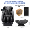Cheap Massage Chair Recliner, Full Body Massage Chair, Zero Gravity, Bluetooth Speaker, Airbags, Heating, Foot Massage (Black) 3