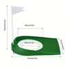 1PC Golf Putting Disc, Putting and Chipping Practice Device, Indoor and Outdoor Detachable Practice Device, Green Hole Cup 4