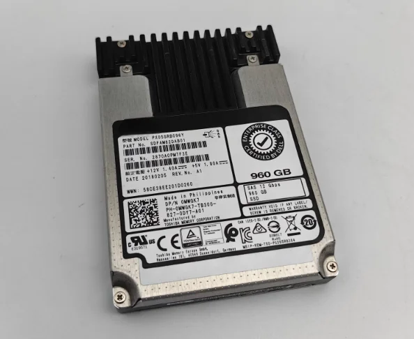 For 0MWGK7 PX05SRB096Y 960G SSD SAS 12Gb 2 5 Solid State Drive