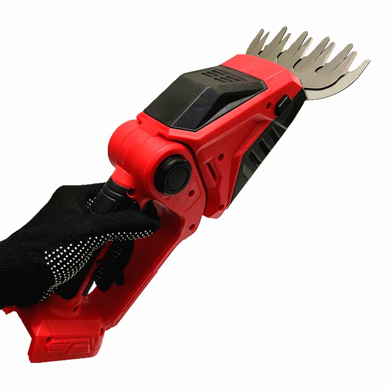 Electric Hedge Trimmer 2 IN 1 Fit For Milwaukee 18V Battery Cordless Hedge Cutter Weeding Shear Pruning Mower Garden Tools 5