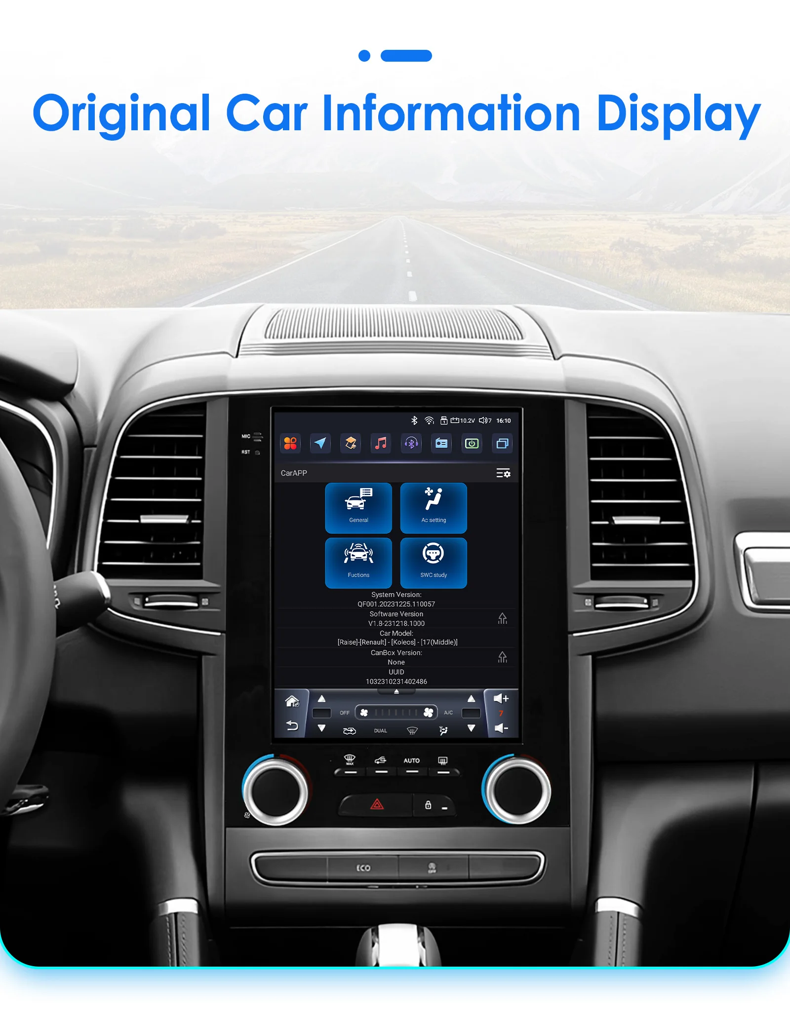 Hizpo 9,7 Zoll Stereoanlage für Renault Koleos Megane 4 Samsung SM6 Talisman 2017 - 2019 Autoradio Multimedia Videoplayer GPS 4G WIFI – Detail 39