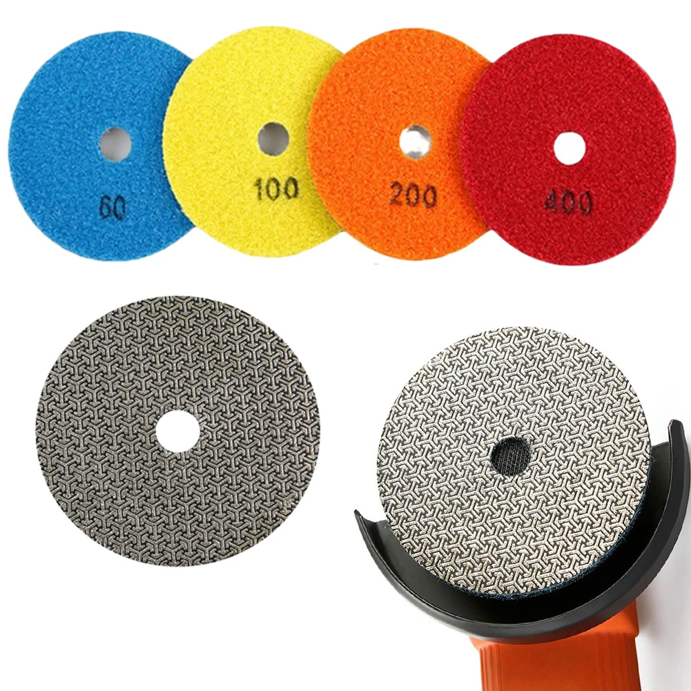 

3Inch Electroplated Diamond Dry Polishing Pad Grinding Disc For Granite Stone Concrete Marble Sanding Disc