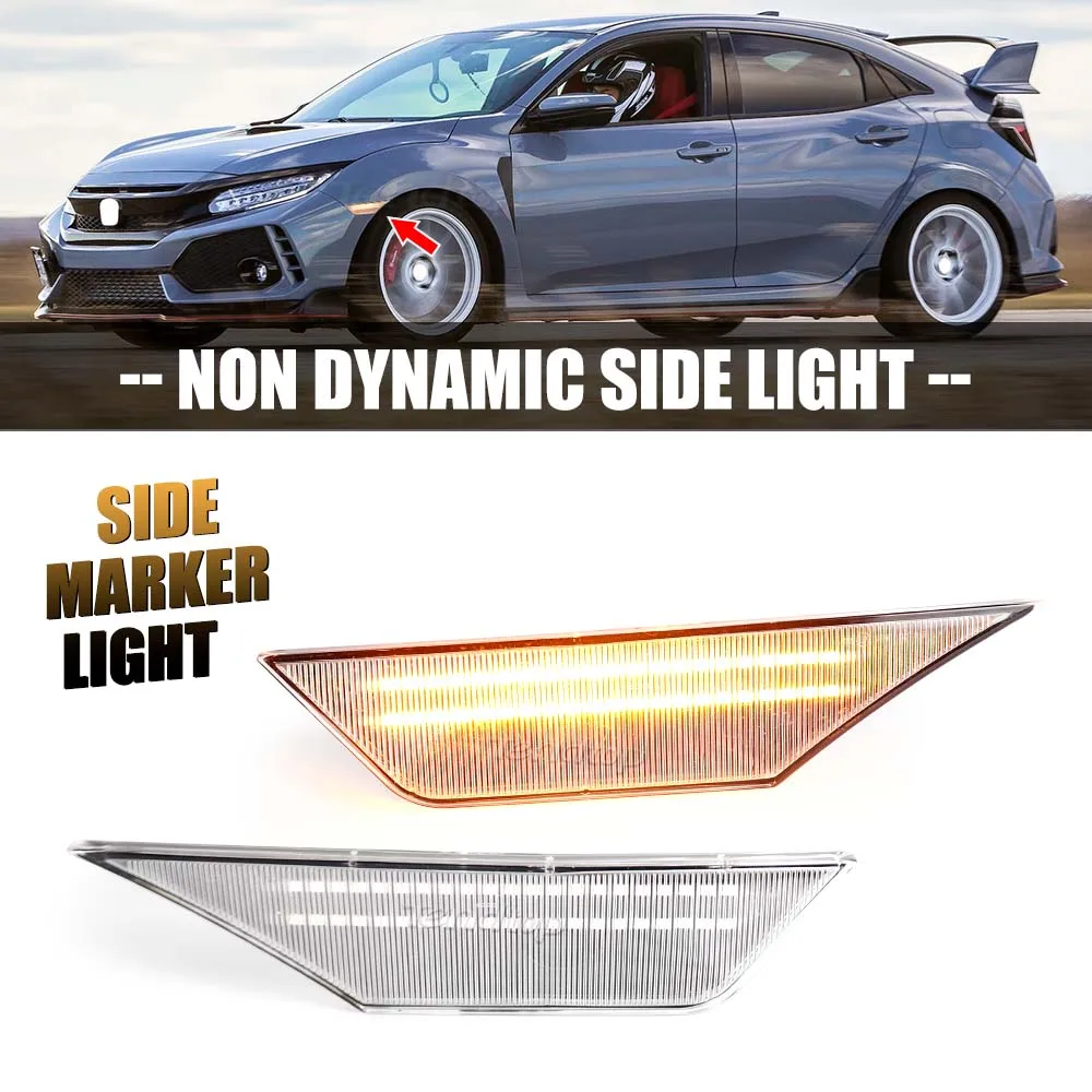 

Дневные ходовые огни для Honda Civic 10 поколения 2016-2021, 2 шт.