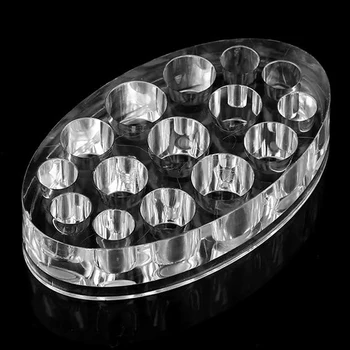 Oval Acrylic Tattoo Pigment Ink Cup Holder Stand Oval Acrylic Tattoo Pigment Ink Cup Holder Stand