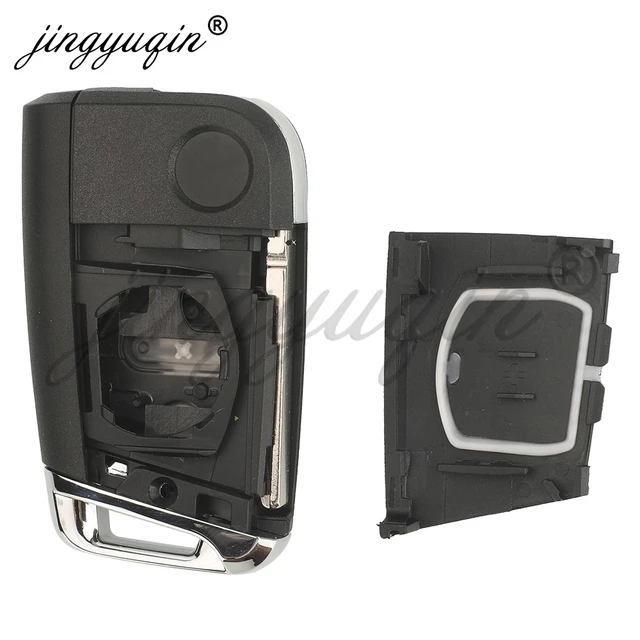 JingyuqinรีโมทกุญแจรถFobสําหรับVolkswagen VW Golf Polo T-CROSS 2017-2021 Skodaที่นั่งHu162t 3 ปุ่มKeylessกรณี 6