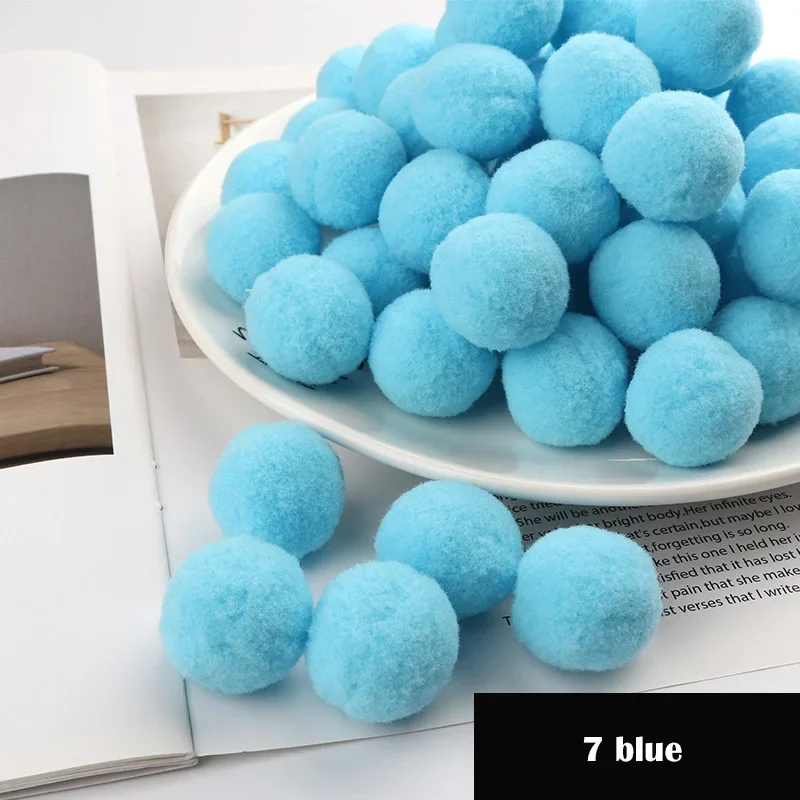 Vibrant Assorted Fluffy Pom Pom Balls for Creative Crafts & Decor
