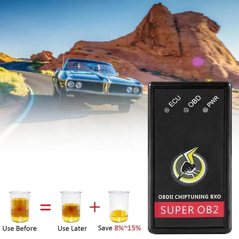 ECO Nitro EcoOBD2 Nitro Fuel Save More Power Chip Tuning Box OBD2 Eco OBD2 For Die-sel Benzine Gas-oline Car Plug&Driver