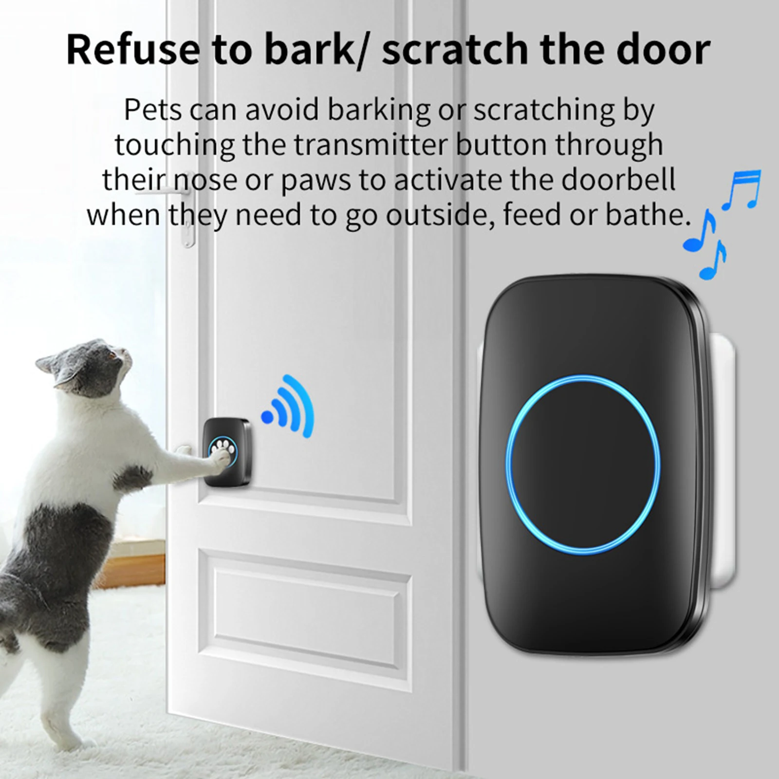 Dog Training Dog Doorbell Doggie Door Bell For Potty Training With
