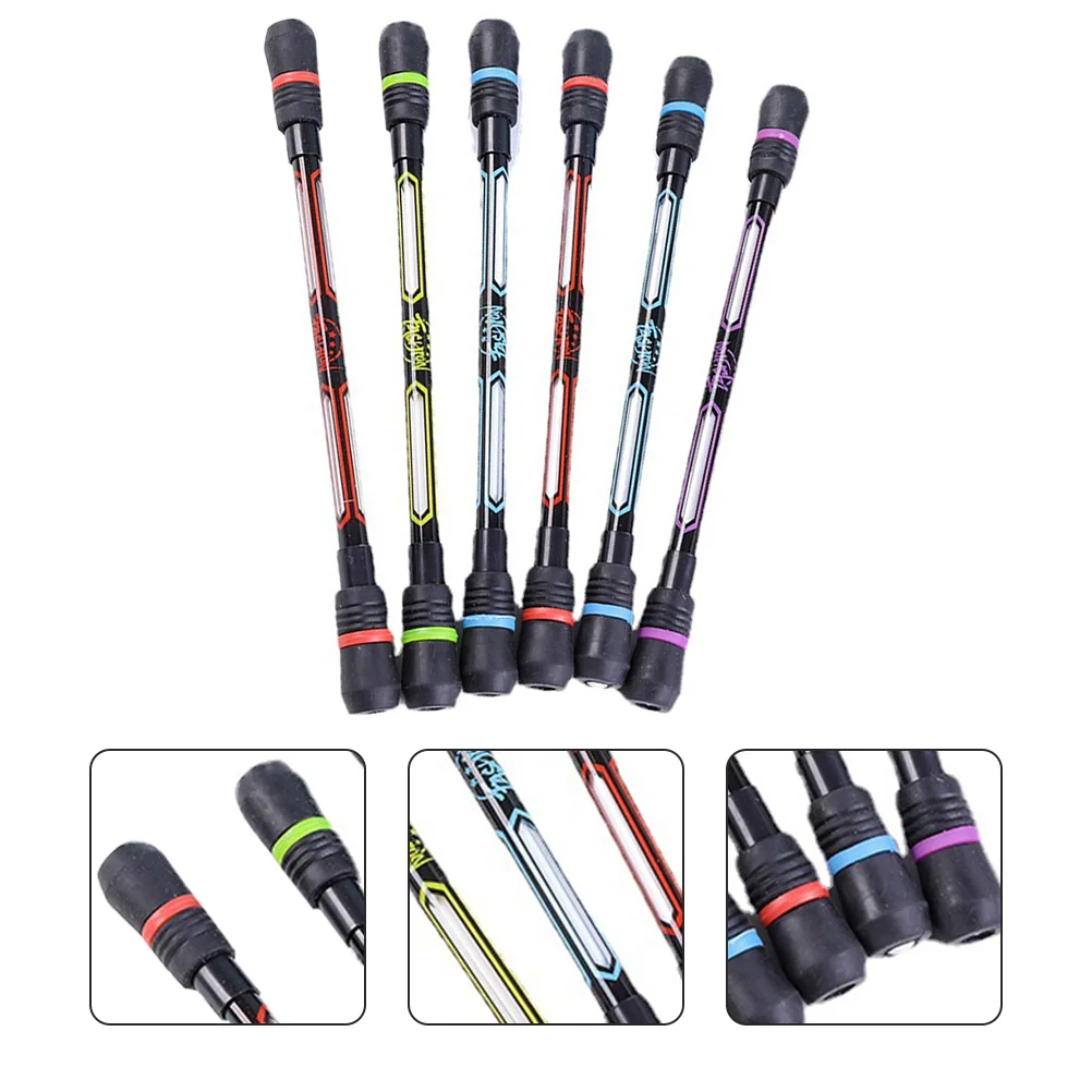 

12pcs Students Rotating Pen Portable Pen Rolling Finger Rotating Pen Student Toy