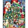 1000pcs Christmas Puzzle Santa Claus Paper DIY Educational Game Difficult Assemble Jigsaw Adult Children New Year Xmas Toys Gift 2