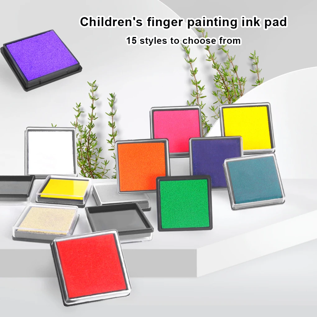 

Mini Ink Pads Oil Finger Painting Water-based Inkpad Rubber Art Craft Stamps Printing Mud Accessories Handcrafted