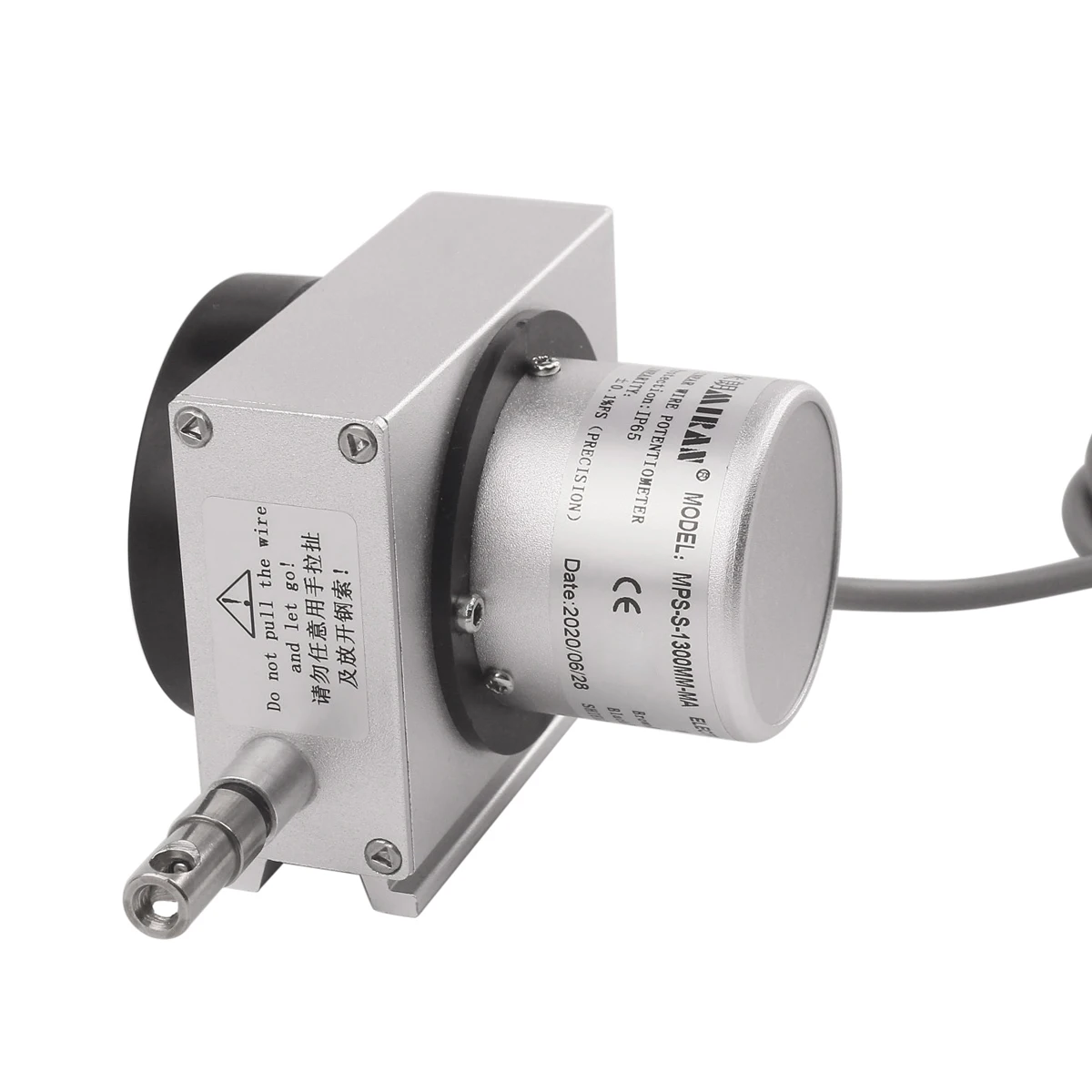 

linear analog sensor length measurement rope encoder draw wire displacement sensor