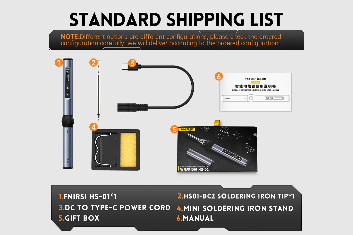 HS-01 Smart Soldering Iron 65W Adjustable Temperature Soldering Station