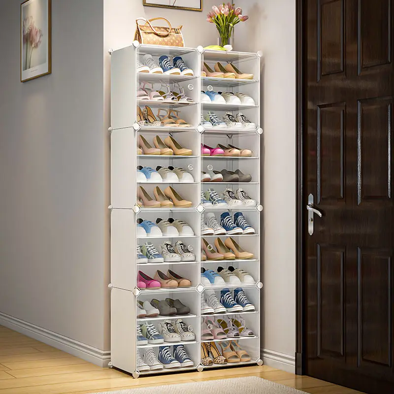 Zapatero Simple y moderno para el hogar, mueble de pasillo, armario  organizador de almacenamiento para sala de estar, estante para zapatos,  sandalias, armario - AliExpress