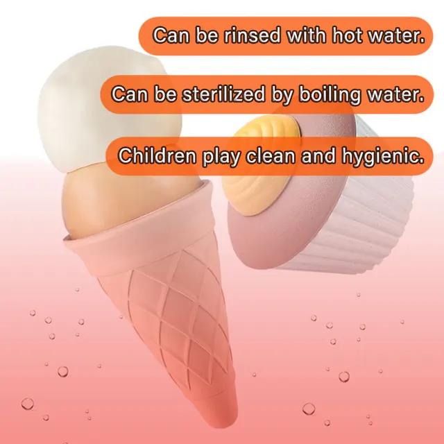 Children Sand Beach Toys Simulation Ice Cream Cake Model Bulldozer Beach Bucket Wheat Straw Summer Seaside Play Sand Water Game 5