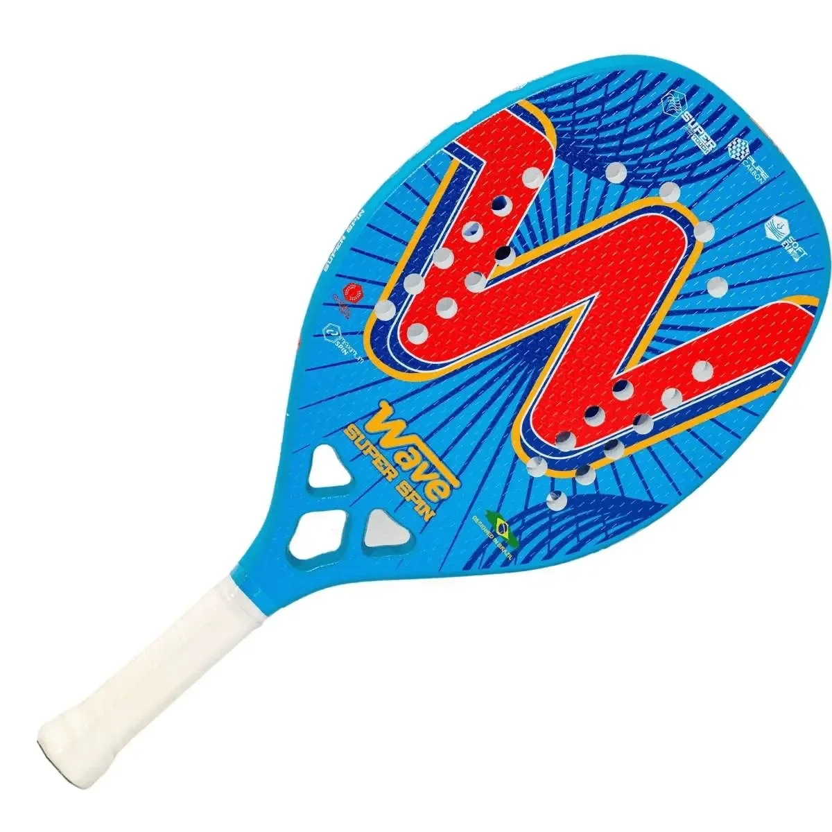 WAVE Beach Tennis Racket Carbon Fiber Super power spin