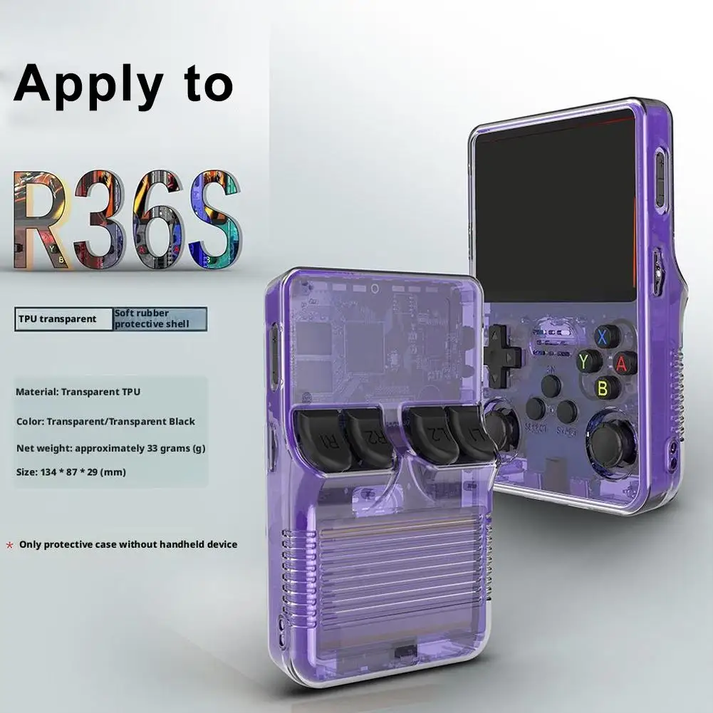 Portable Transparent Waterproof TPU Protective Game Console Case