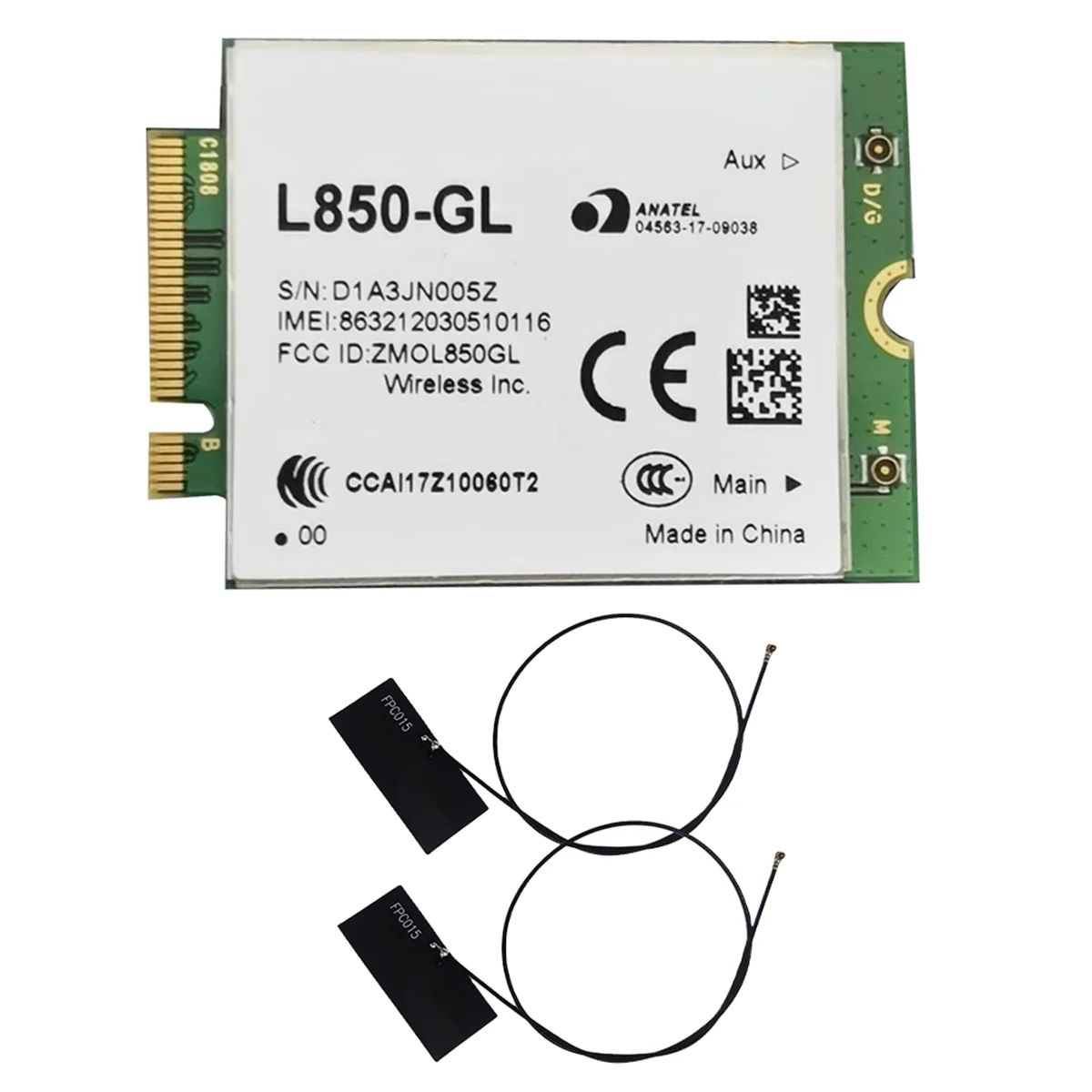 

L850-GL WWAN Module+Antenna 4G LTE Cat9 M.2 LTE& WCDMA Card for Keenetic Router