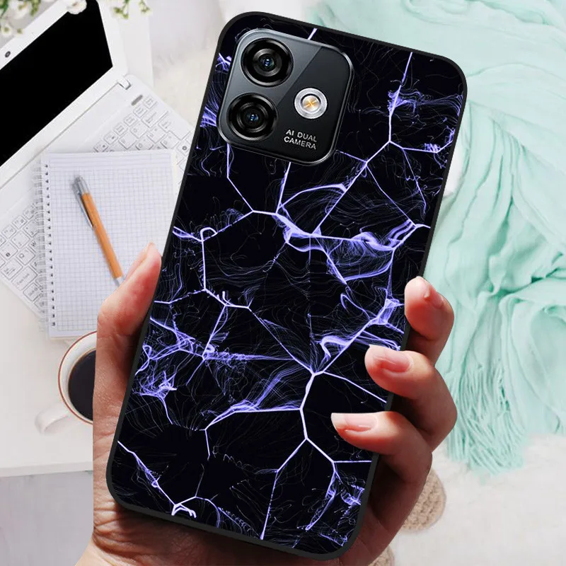 Soft TPU Silicone Shockproof Phone Case Bumper - 6.52 Protective Cover