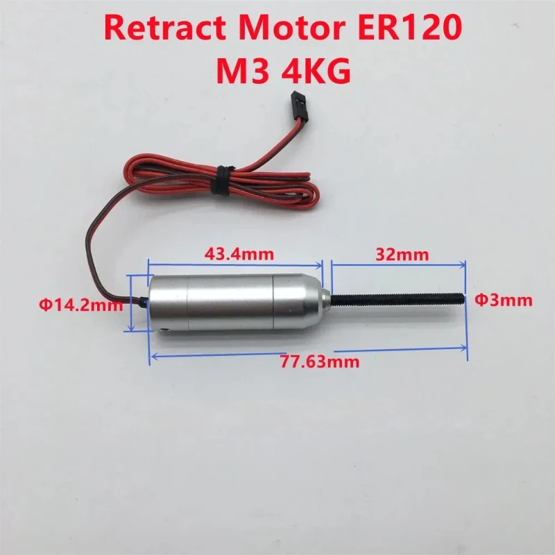 JP Hobby ER150 de tren de aterrizaje retráctil eléctrico de aleación Controlador de alta precisión para aviones RC de ala fija Jets EDF de 120 mm y JP Hobby ER150 de tren de aterrizaje retráctil eléctrico de aleación Controlador de alta precisión para aviones RC de ala fija Jets EDF de 120 mm y