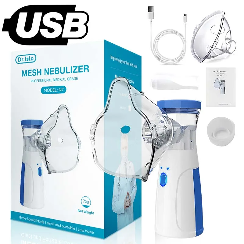 Mesh Nebulizer Medical Silent Handheld Asthma Inhaler Atomizer Children Health Care Mini Portable Humidifier