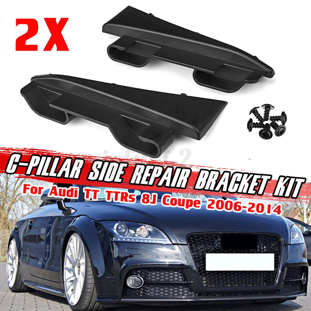 2PCS 8J8898283 Car Rear Trunk Parcel Shelf Luggage Cover C Style Side