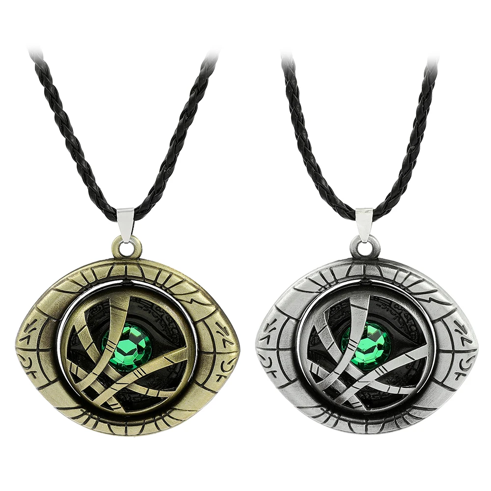 Amazon.com: Marvel Doctor Strange Eye of Agamotto 1:1 Scale Light-Up Prop  Replica Necklace