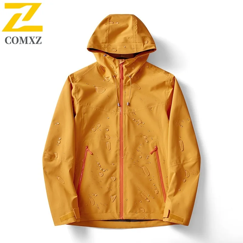 All-Seam Sealed Mountain Outdoor Windbreaker Jacket Men Women Spring Autumn Lightweight Waterproof Windproof Hiking Camping Coat