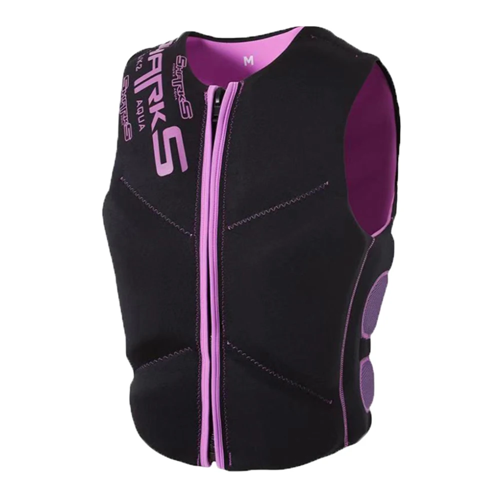 Neoprene Life Jacket for Adult, Super Buoyancy, Surf Raft, Kayak, Fishing Jet Ski, Water Sport, Swimming Rescue