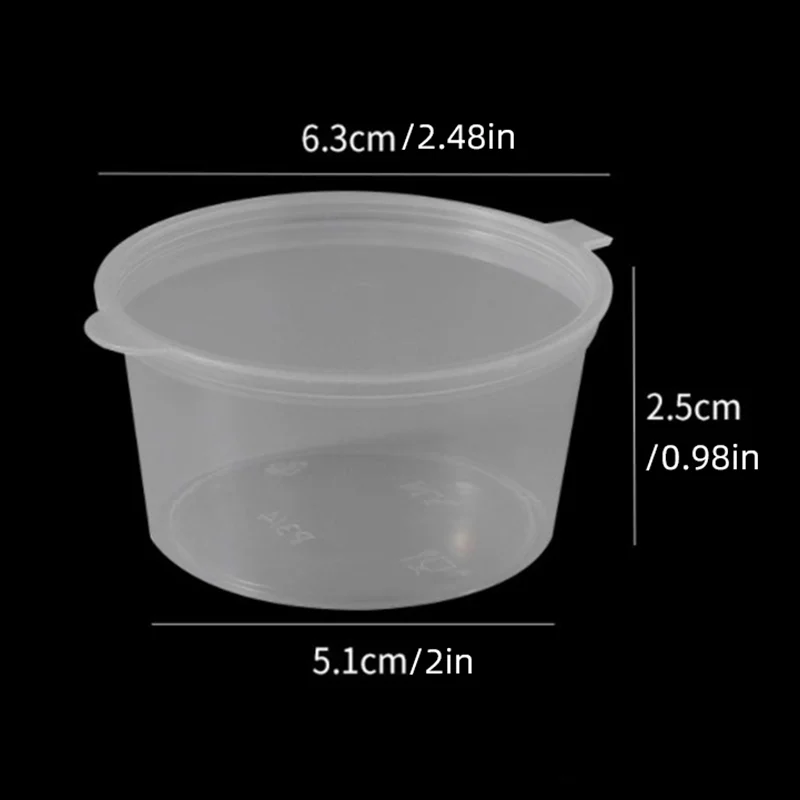 2 Pezzi Contenitori per Salse per OmieBox Scatola per il Pranzo, a
